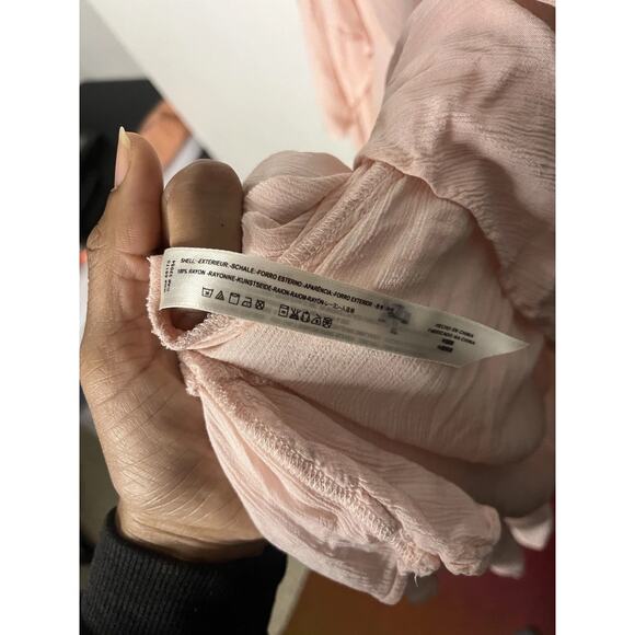 Free People Cascade Ruffle Romantic Sleeveless Camisole Women’s Sz Medium - Picture 7 of 7